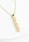 Justice Gold Gold Bar Necklace