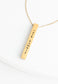 Justice Gold Gold Bar Necklace