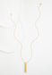 Justice Gold Gold Bar Necklace