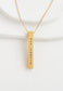 Justice Gold Gold Bar Necklace