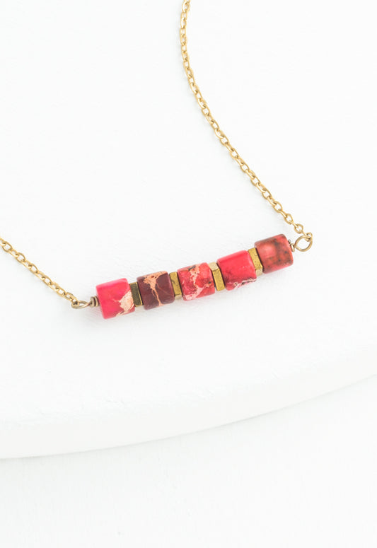 Your New Favorite Necklace in Scarlet