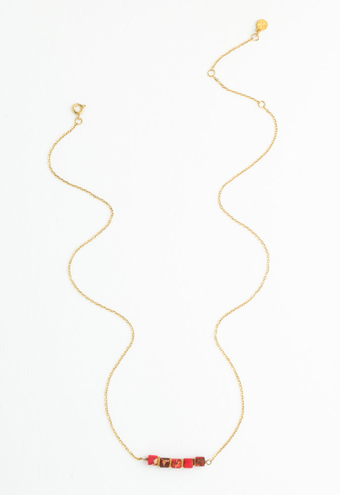 Your New Favorite Necklace in Scarlet