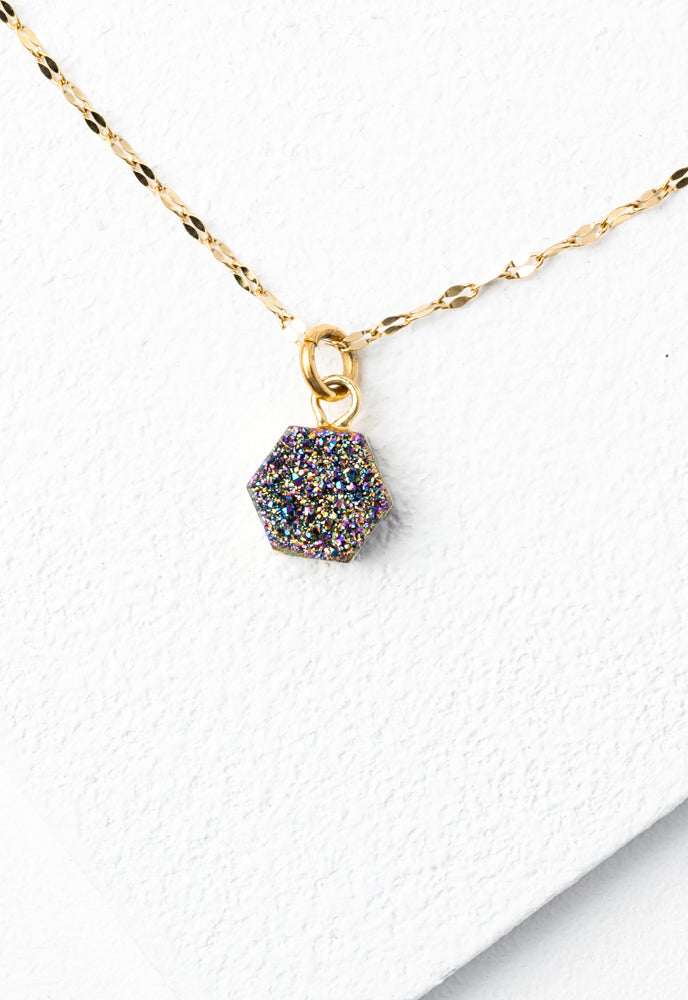 Let the Light In Druzy Necklace