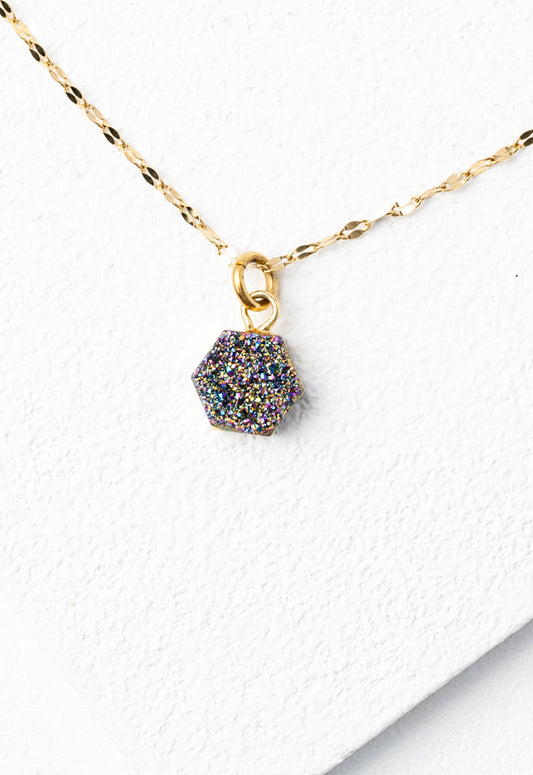 Let the Light In Druzy Necklace
