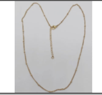 Bobble chain necklace