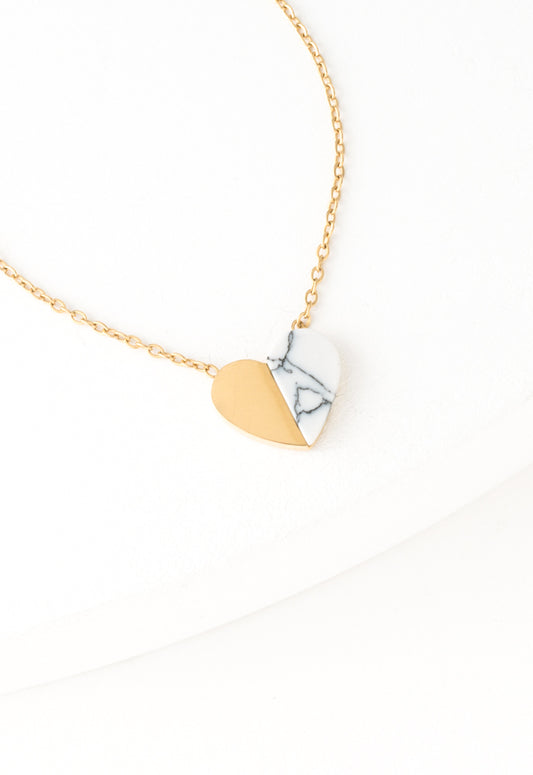 Alexis Gold Heart Necklace