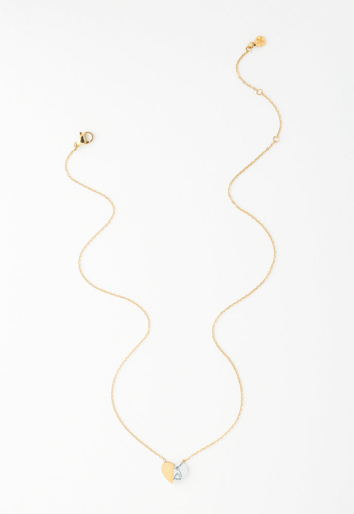 Alexis Gold Heart Necklace