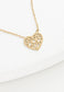 Ling Gold Heart Pendant Necklace
