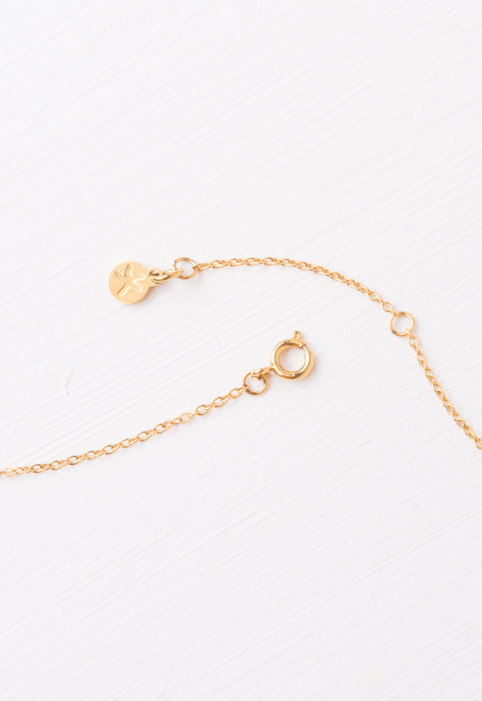 Evelyn Gold Drop Necklace