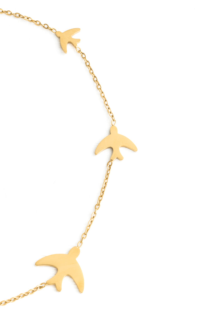 Sparrow Gold Necklace