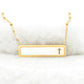 Faith Reversible Cross Bar Necklace