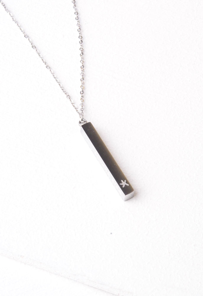 Give Justice Bar Necklace