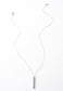 Give Justice Bar Necklace