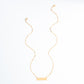 Give Mercy Gold Bar Necklace
