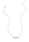 Give Mercy Gold Bar Necklace