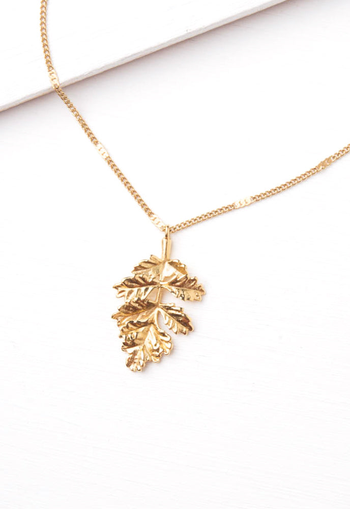 Rowen Leaf Necklace