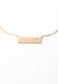 Tree of Life Cross Necklace in Gold