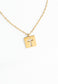 Axis Gold Cross Necklace