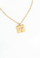 Axis Gold Cross Necklace
