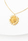 Golden Sunflower Necklace