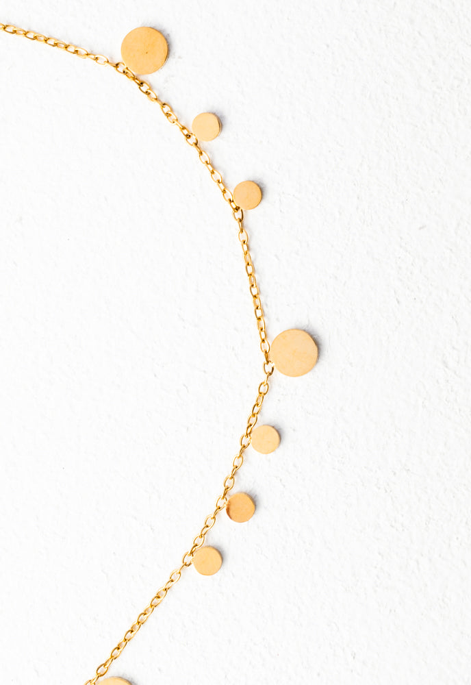 Confetti Gold Necklace -Mekhada