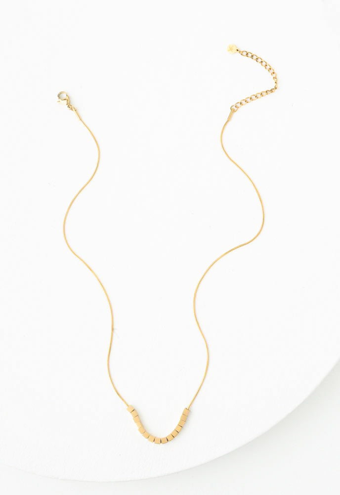 Always Chic Gold Bar Necklace