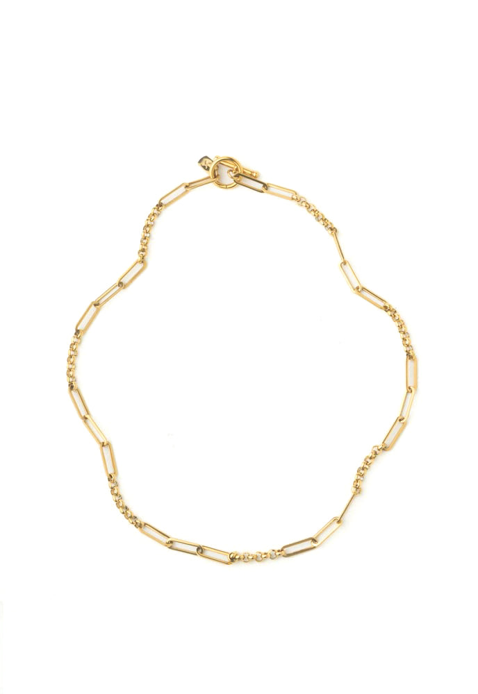 E for Effortless Gold Chain