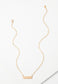 Beloved Gold Bar Necklace