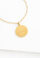 Mountain Adventure Necklace in Gold