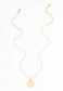 Mountain Adventure Necklace in Gold
