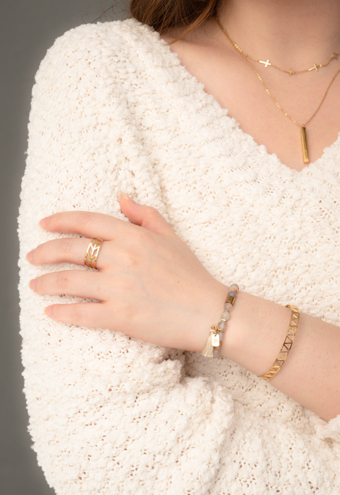 Enamored Geometric Bracelet
