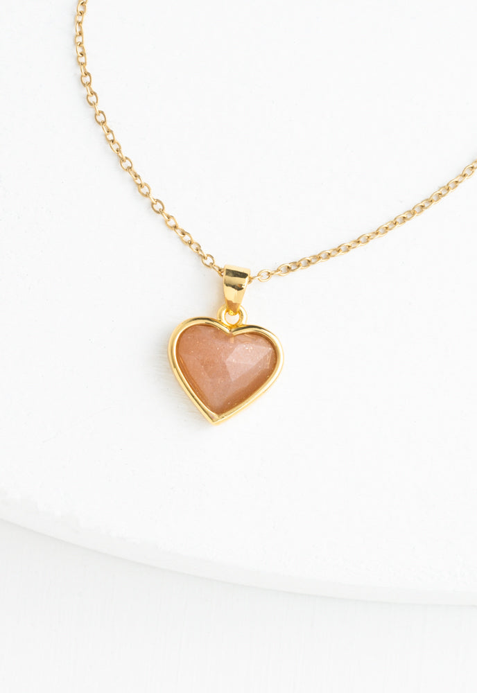 Heart of Joy Necklace in Sunstone