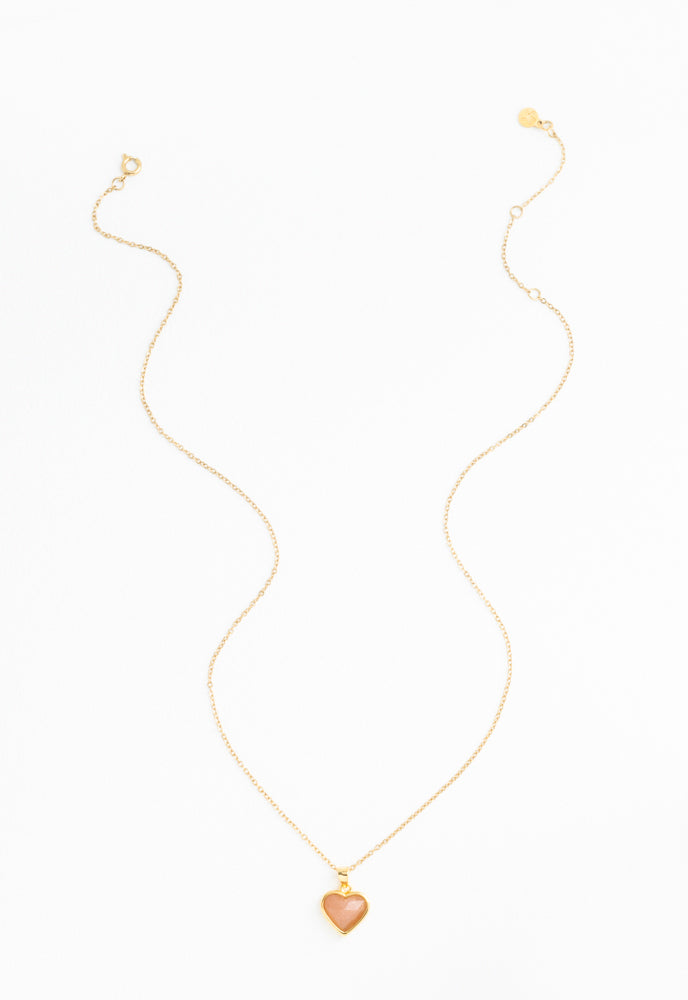 Heart of Joy Necklace in Sunstone