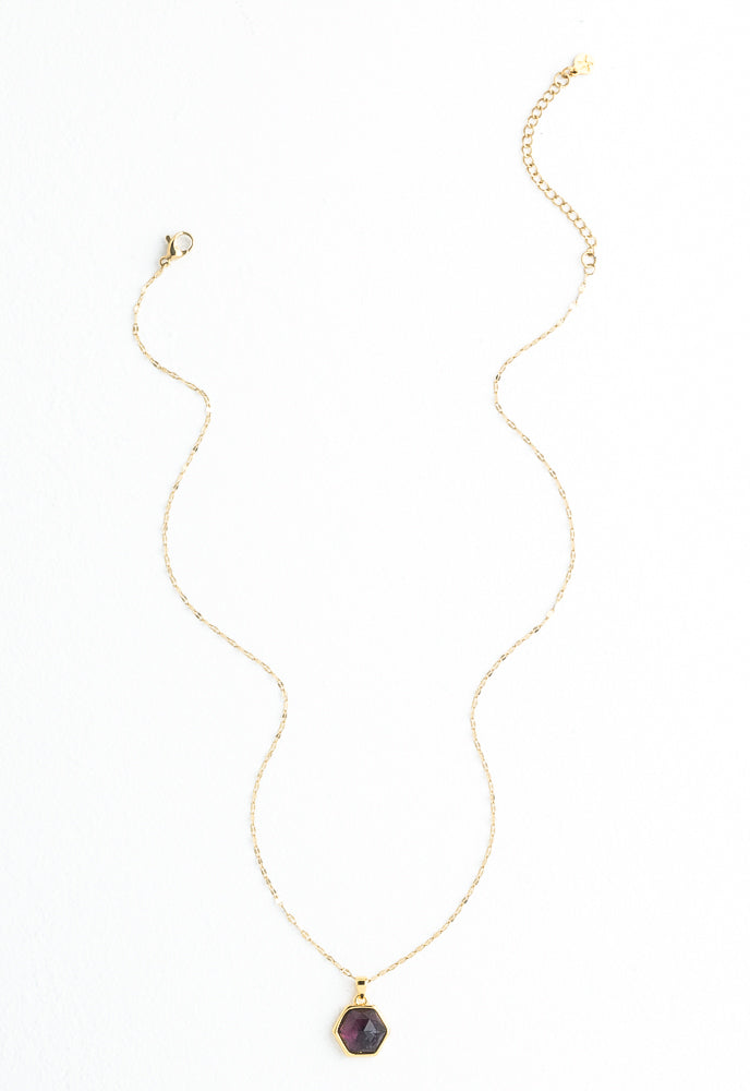 Bright & Bejeweled Necklace in Amethyst