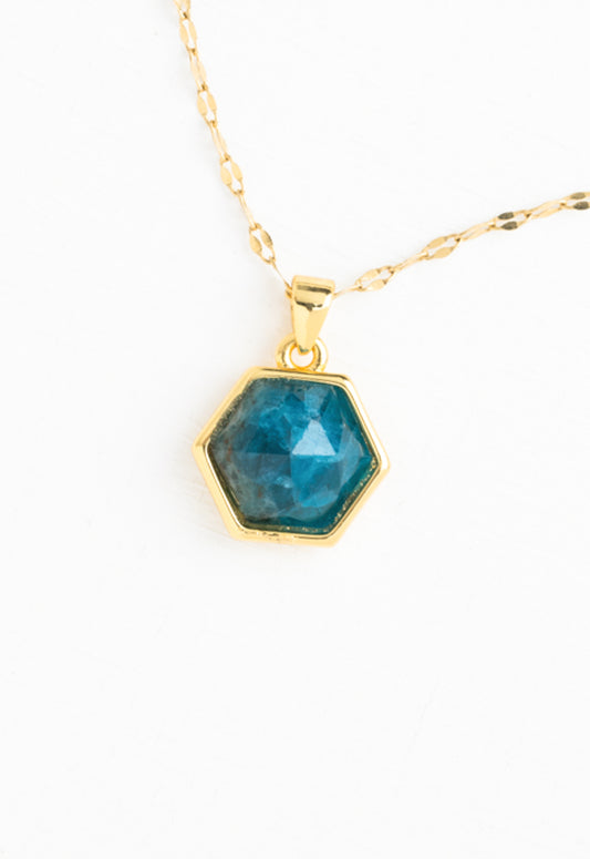 Bright & Bejeweled Necklace in Blue Crystal