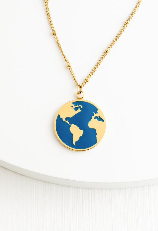 Wander Necklace in Cobalt Blue