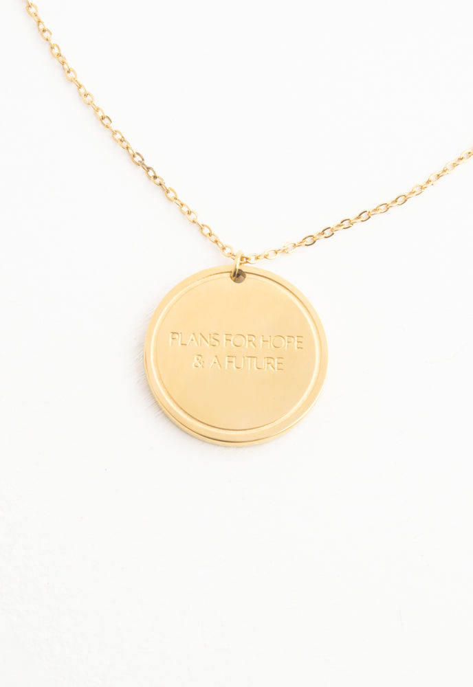 Good Plans Circle Pendant