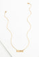 Courageous Gold Bar Necklace