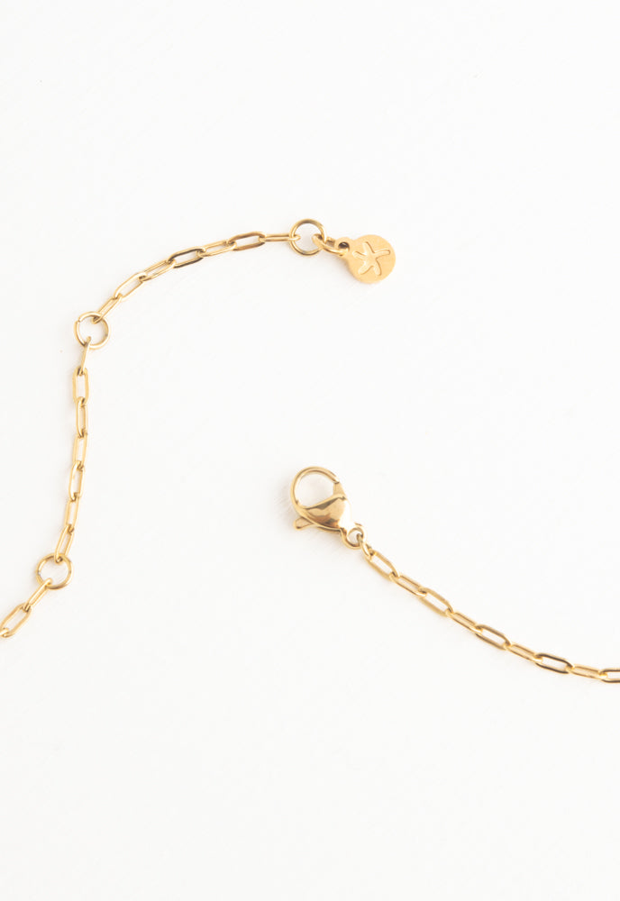 Courageous Gold Bar Necklace