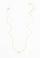 Forever In My Heart Necklace Set in Gold