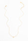 Forever In My Heart Necklace Set in Gold
