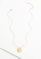 Forever In My Heart Necklace Set in Gold