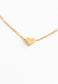 Forever In My Heart Necklace Set in Gold