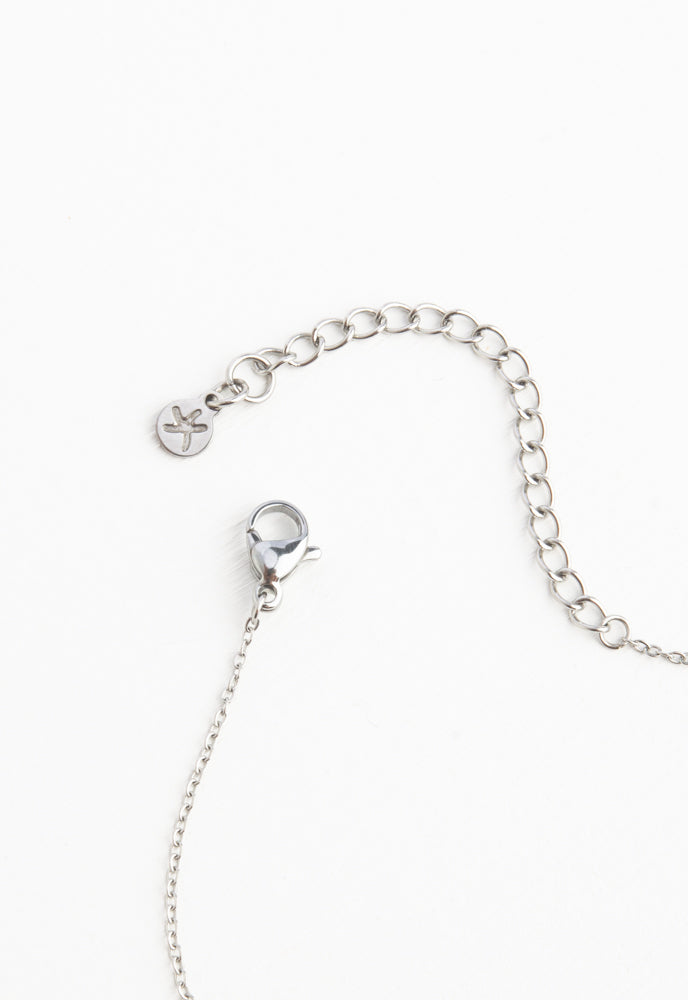 Forever In My Heart Necklace Set in Silver