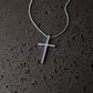 The Classic Cross Necklace in Sterling Silver