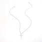 The Classic Cross Necklace in Sterling Silver
