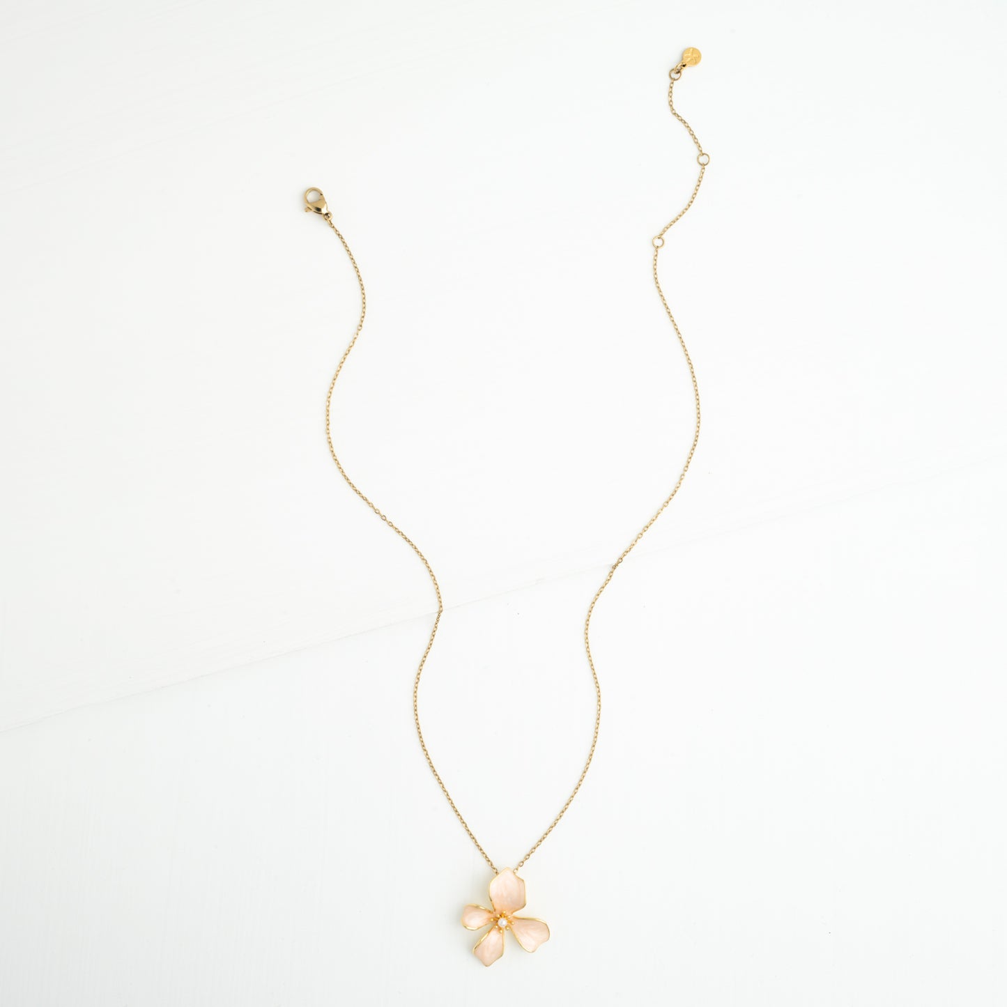 Hope in Bloom Necklace, Misty Rose
