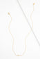 Radiant Cross Necklace in Gold