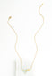 Shared Hope Leaf Necklace in Mint