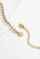 Engravable Round Pendant on Seeds of Hope Chain in Ivory